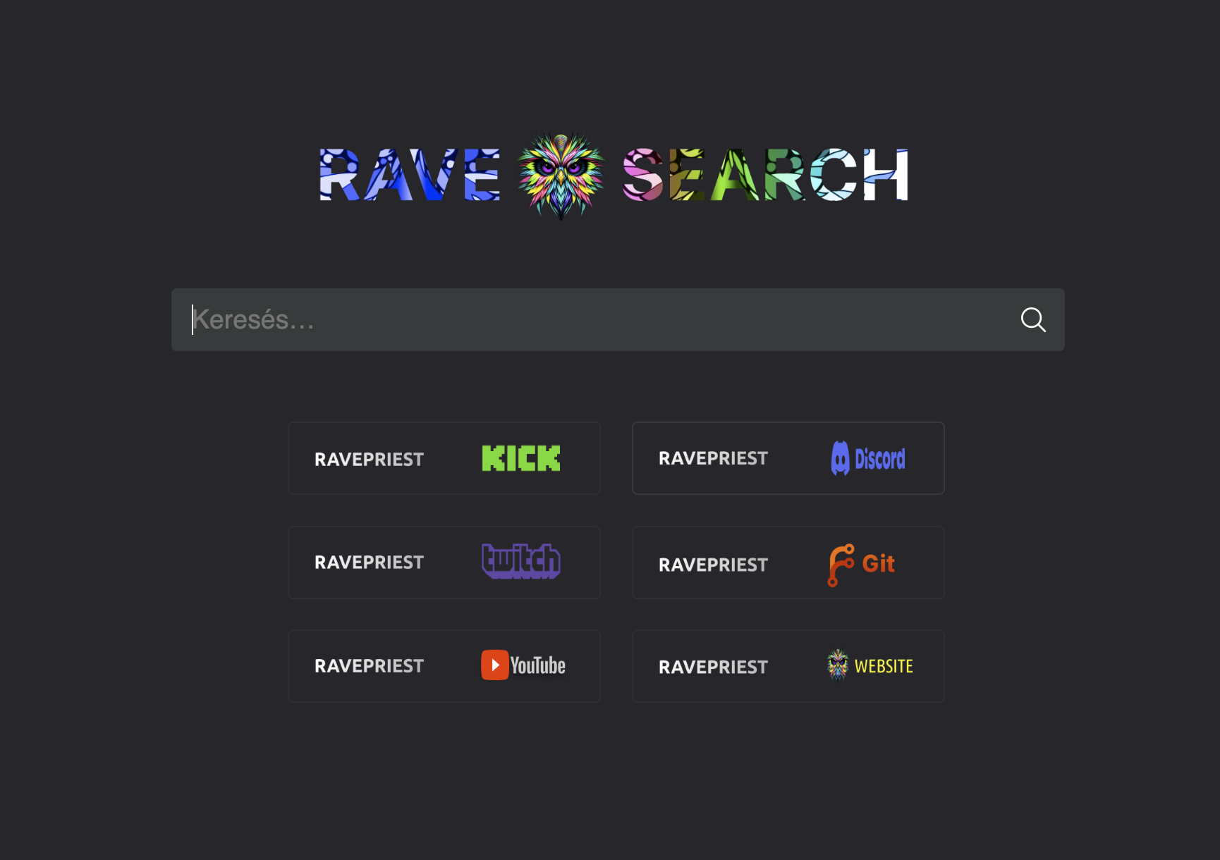 RaveSearx - Az új modern kereső